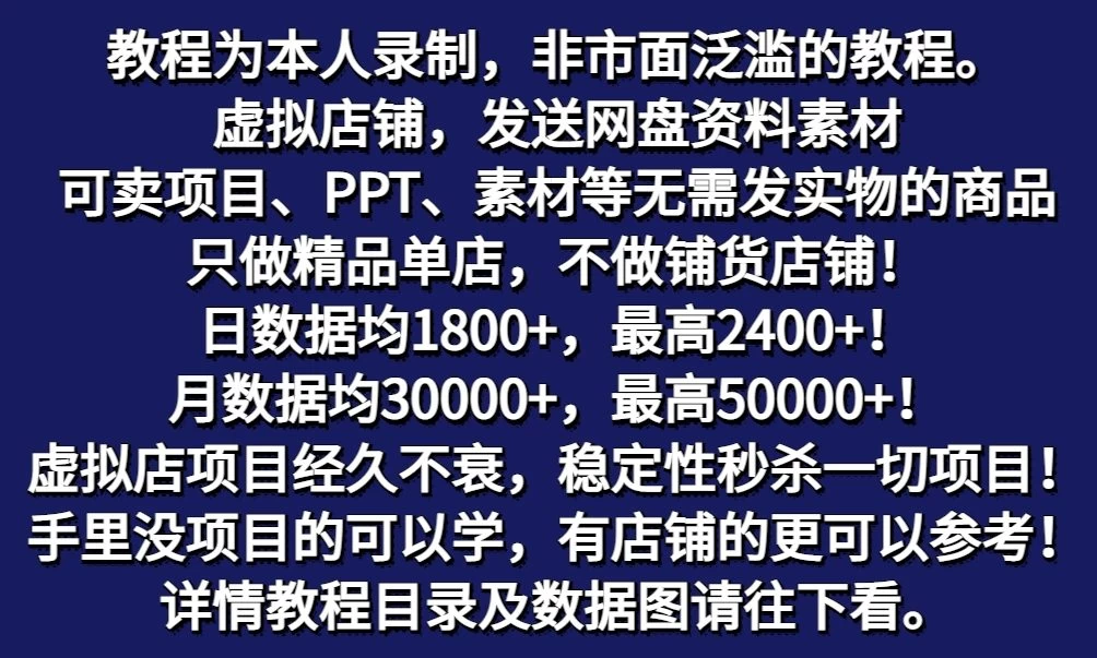 拼多多虚拟电商月入50000+你干你也行，暴利稳定长久，副业首选插图1